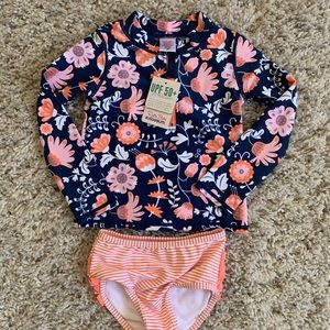 Girls 4T Ruffle Butts swim suit NWT